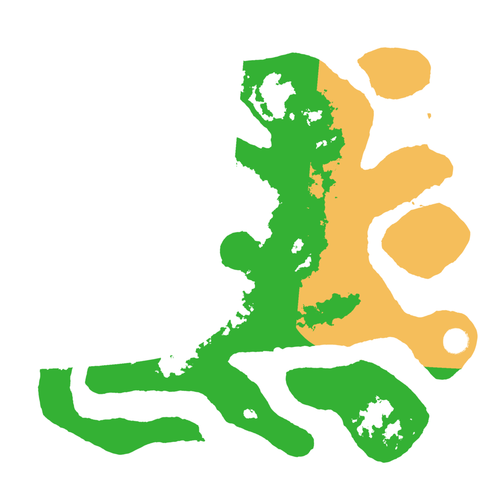 Biome Rust Map: Barren, Size: 3500, Seed: 4165037