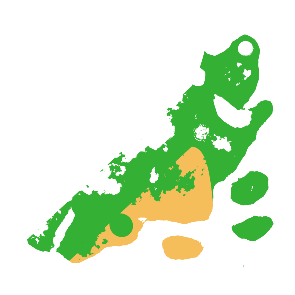 Biome Rust Map: Barren, Size: 3500, Seed: 5480130