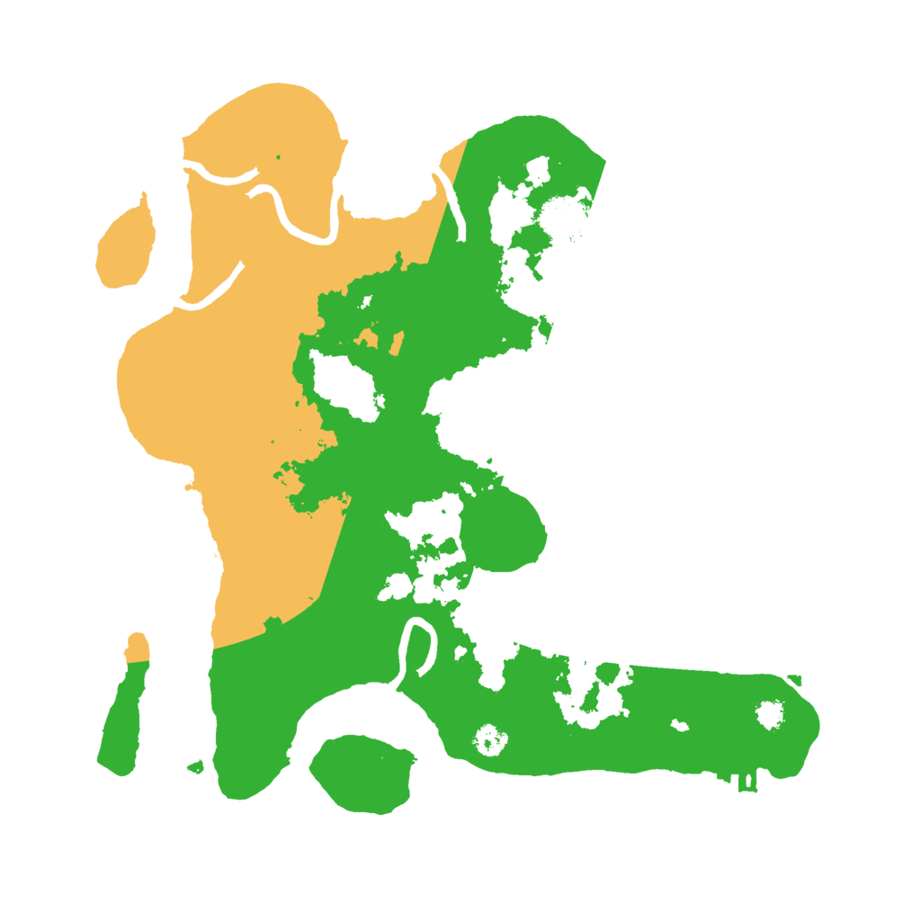 Biome Rust Map: Procedural Map, Size: 3000, Seed: 61734