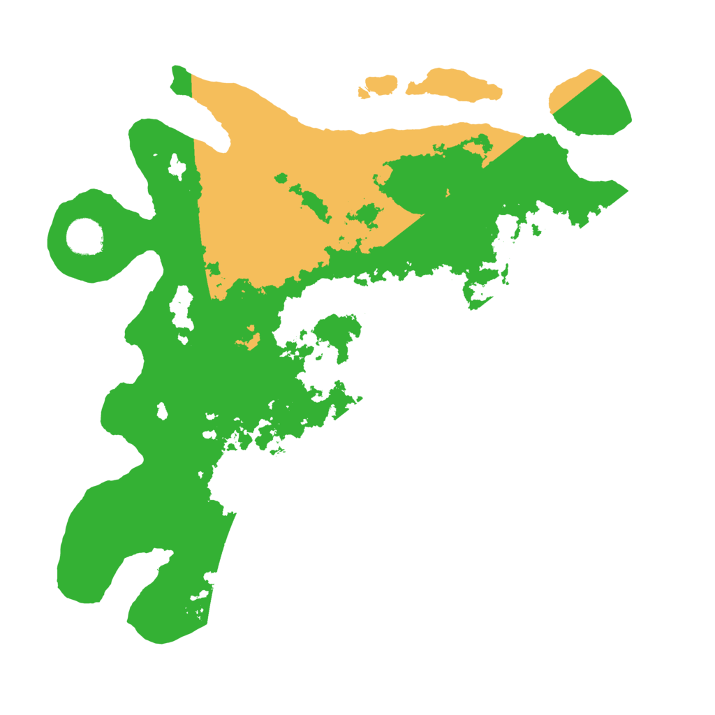 Biome Rust Map: Barren, Size: 3500, Seed: 5226301