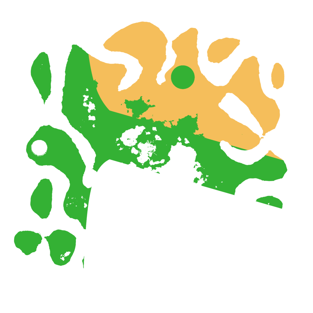 Biome Rust Map: Barren, Size: 3500, Seed: 1382923