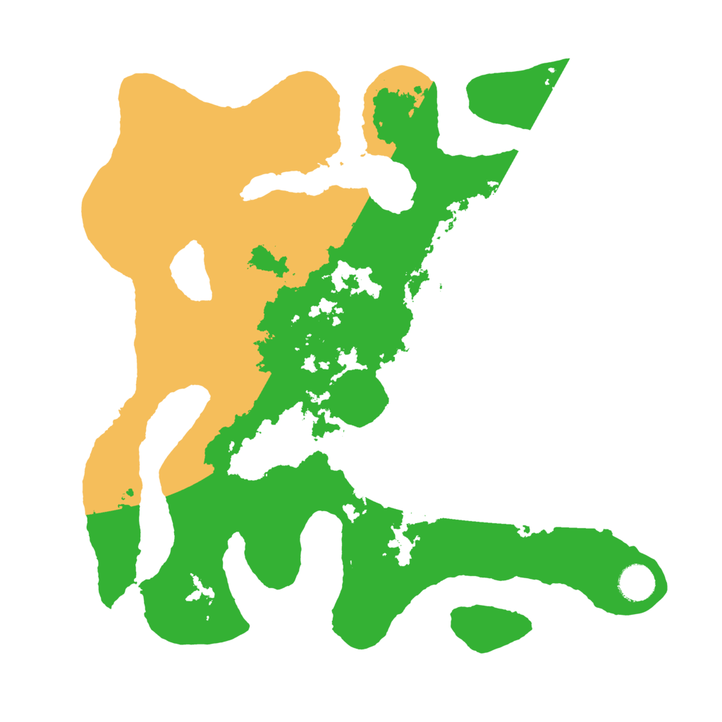 Biome Rust Map: Barren, Size: 3500, Seed: 3628521