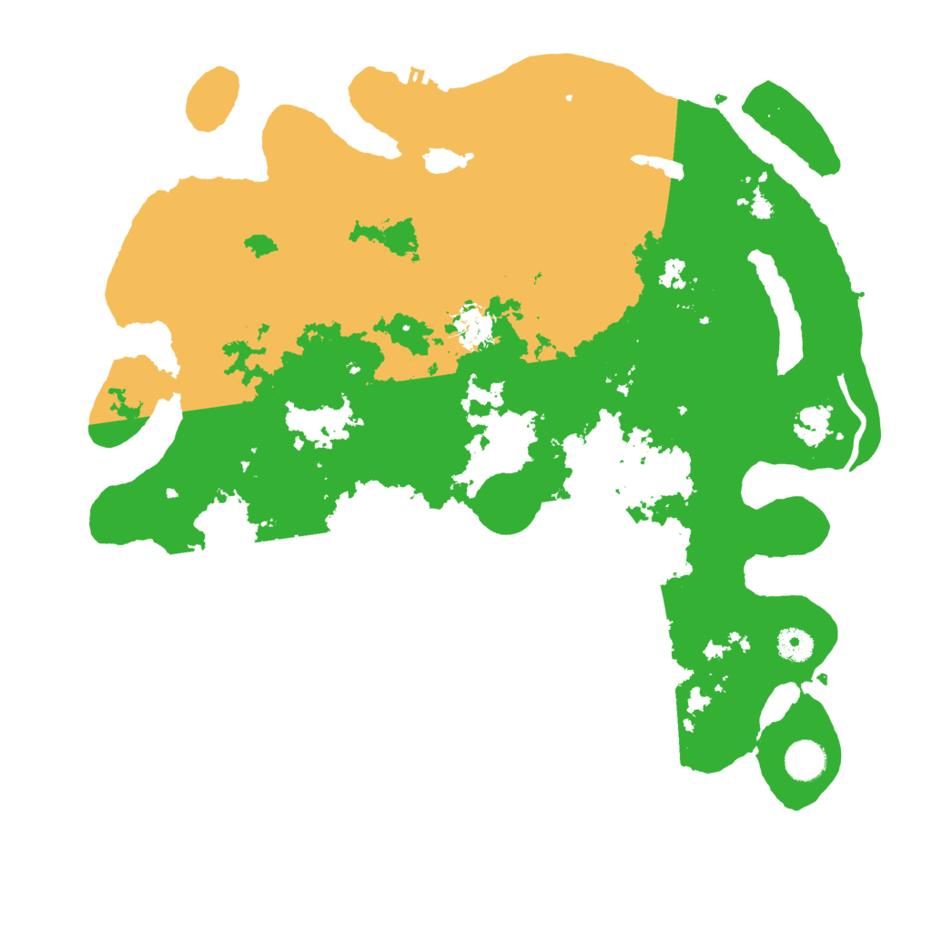 Biome Rust Map: Procedural Map, Size: 4000, Seed: 105050
