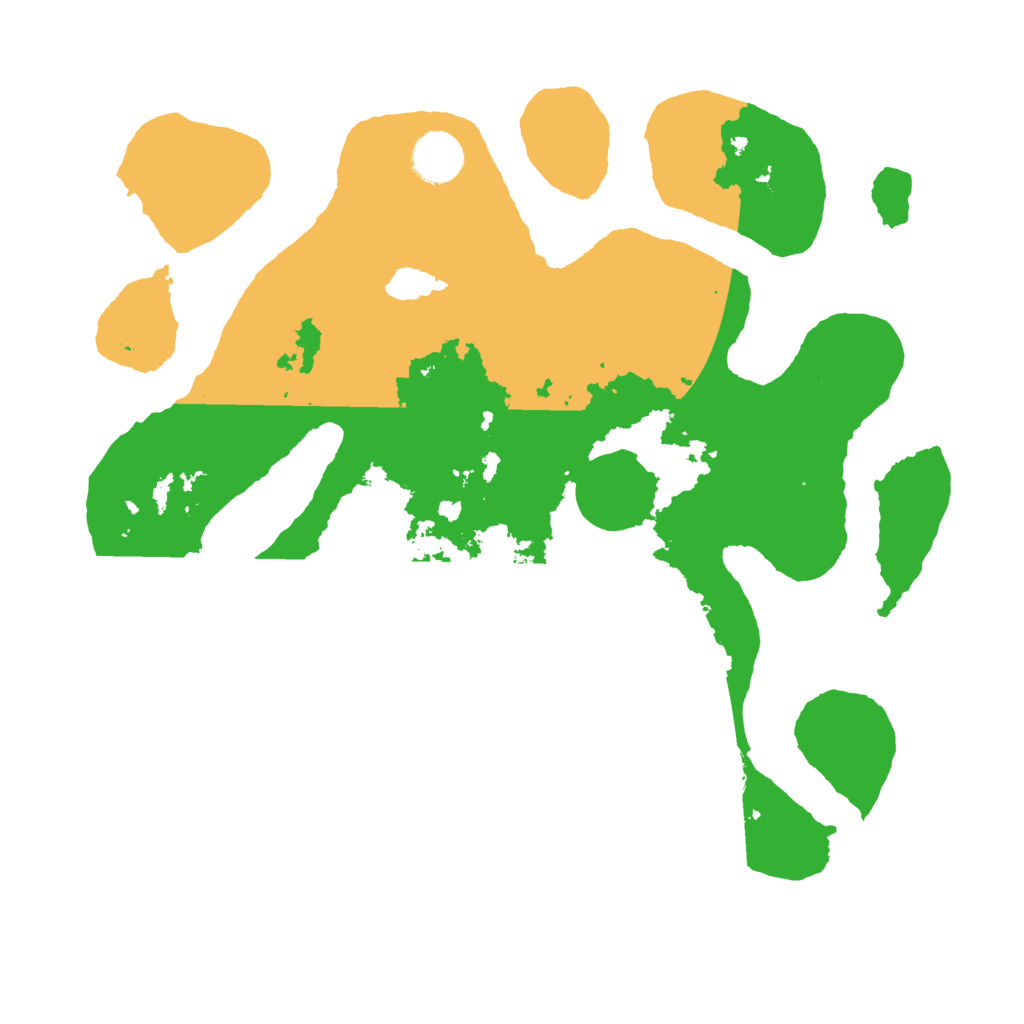 Biome Rust Map: Barren, Size: 3500, Seed: 2369650