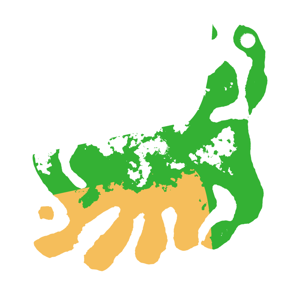 Biome Rust Map: Barren, Size: 3500, Seed: 185269