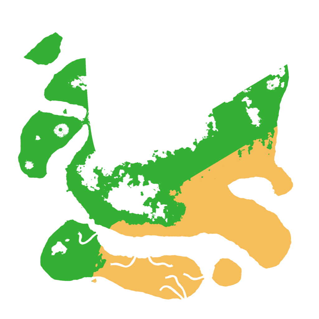 Biome Rust Map: Procedural Map, Size: 3500, Seed: 3280575