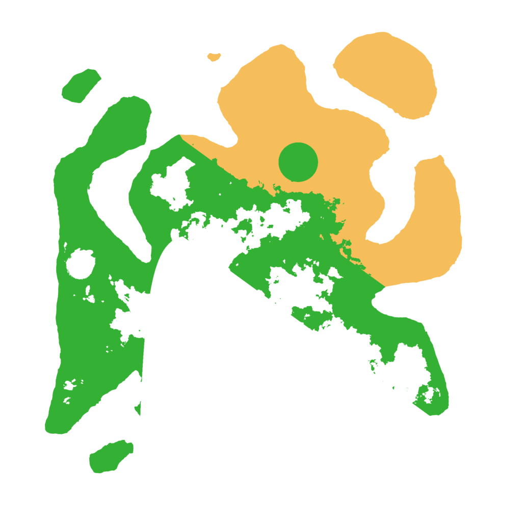 Biome Rust Map: Barren, Size: 3500, Seed: 5927453