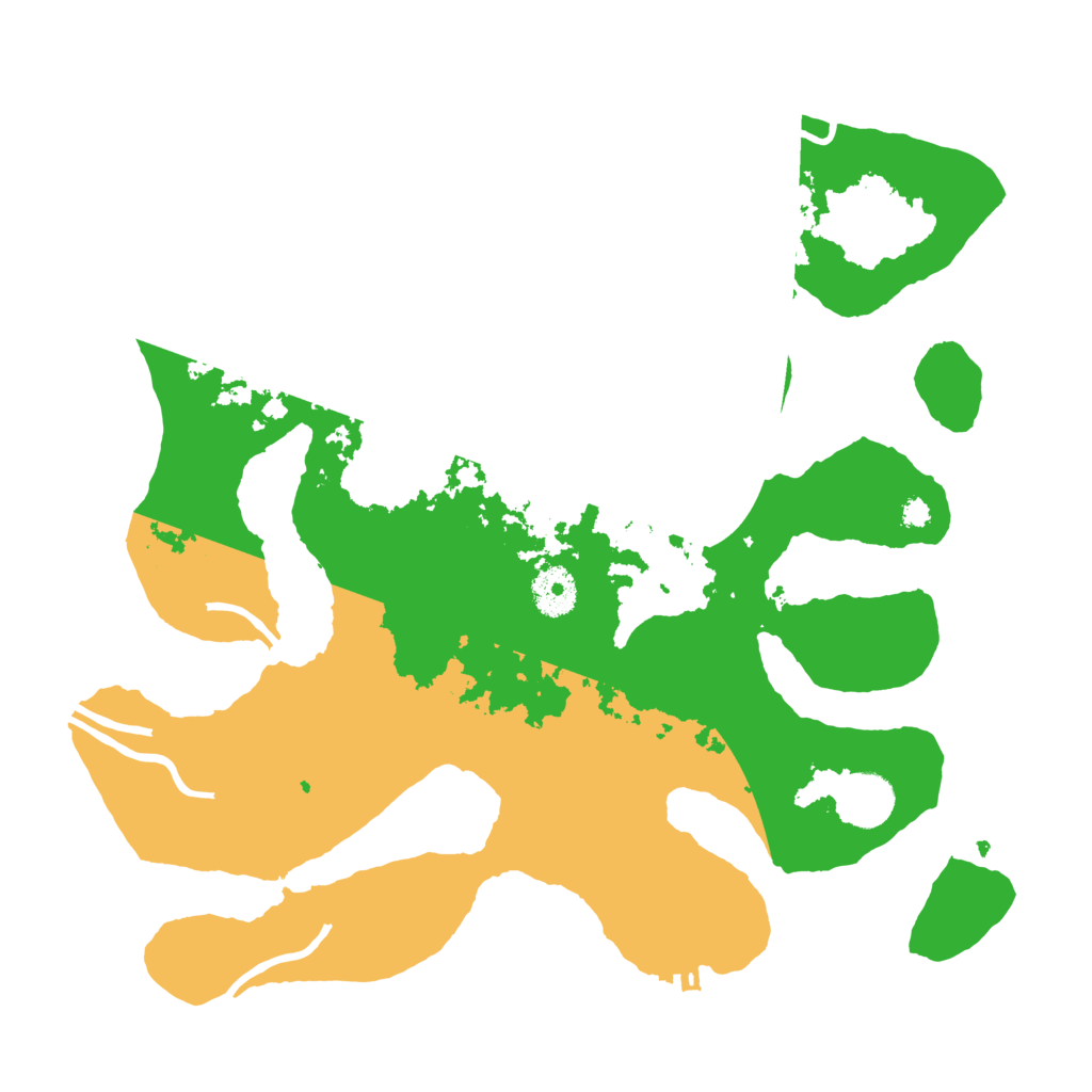 Biome Rust Map: Procedural Map, Size: 3500, Seed: 2088486