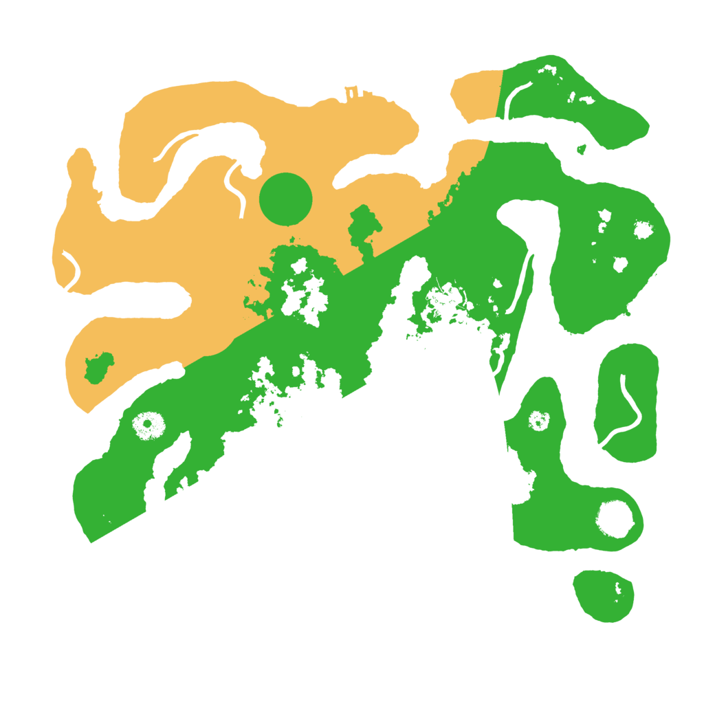 Biome Rust Map: Procedural Map, Size: 3500, Seed: 5968160