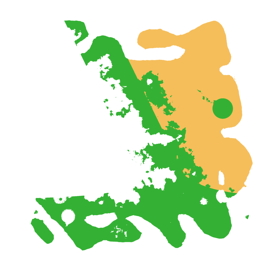 Biome Rust Map: Procedural Map, Size: 3500, Seed: 3238003