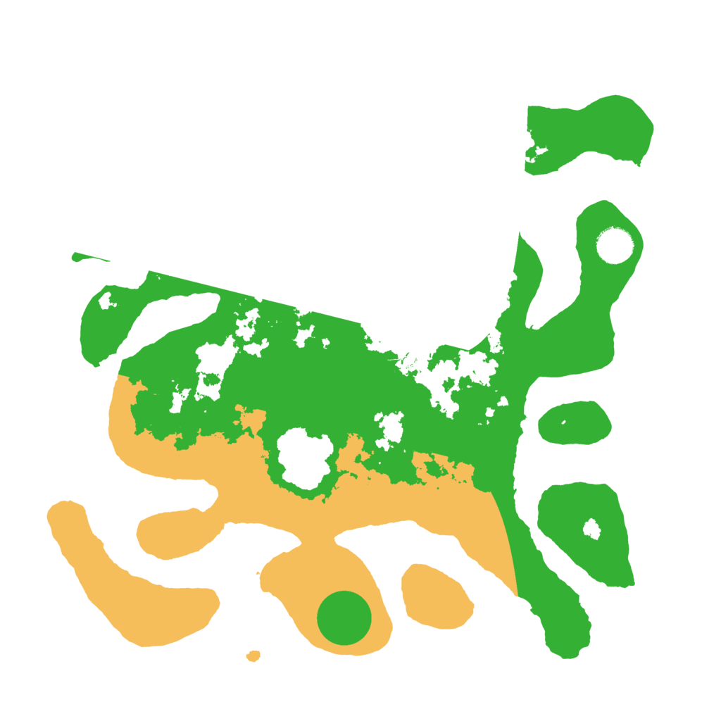 Biome Rust Map: Barren, Size: 3500, Seed: 5799736