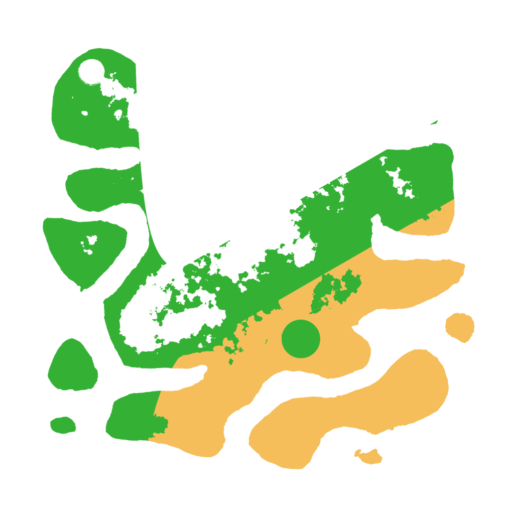 Biome Rust Map: Barren, Size: 3500, Seed: 321901