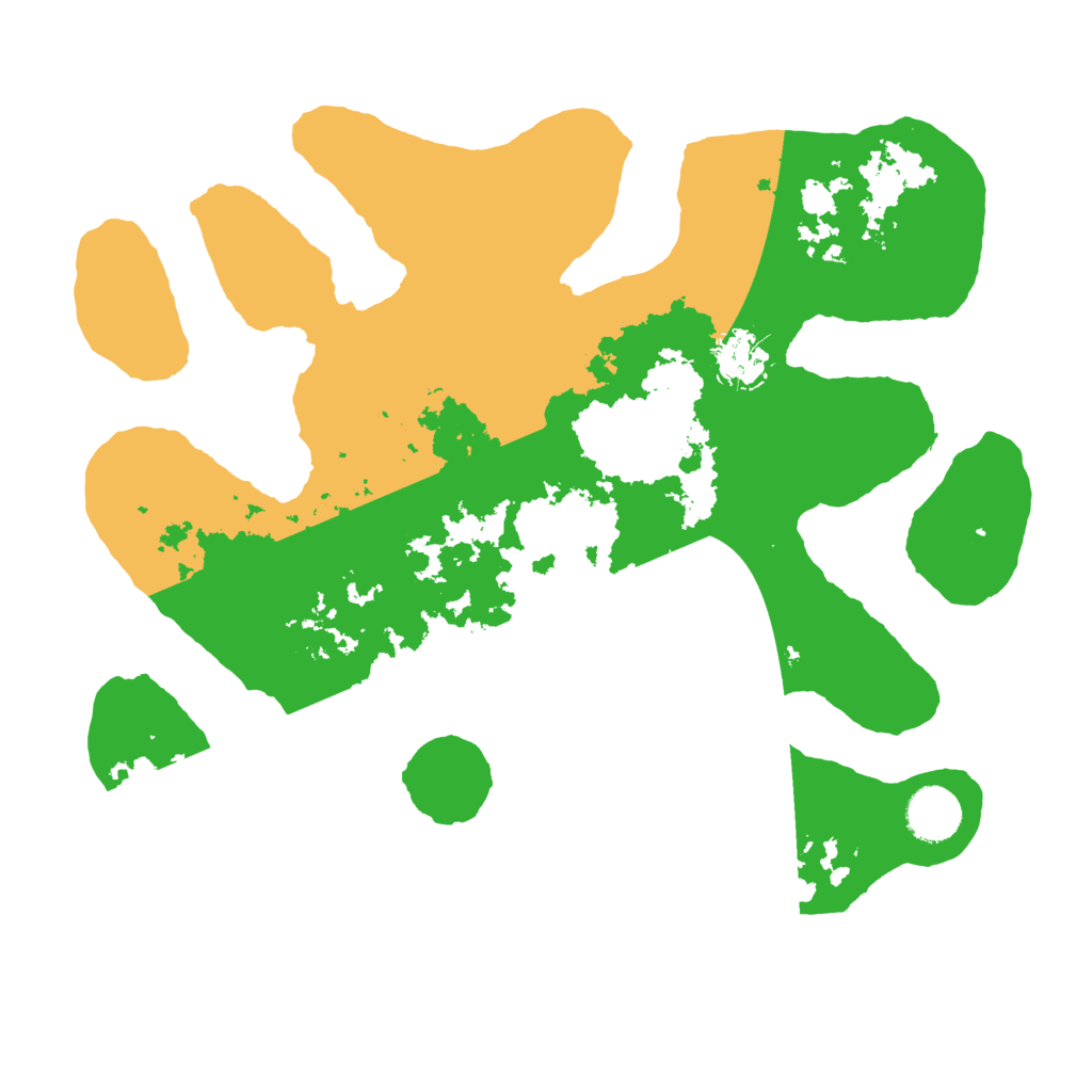 Biome Rust Map: Barren, Size: 3500, Seed: 6419331