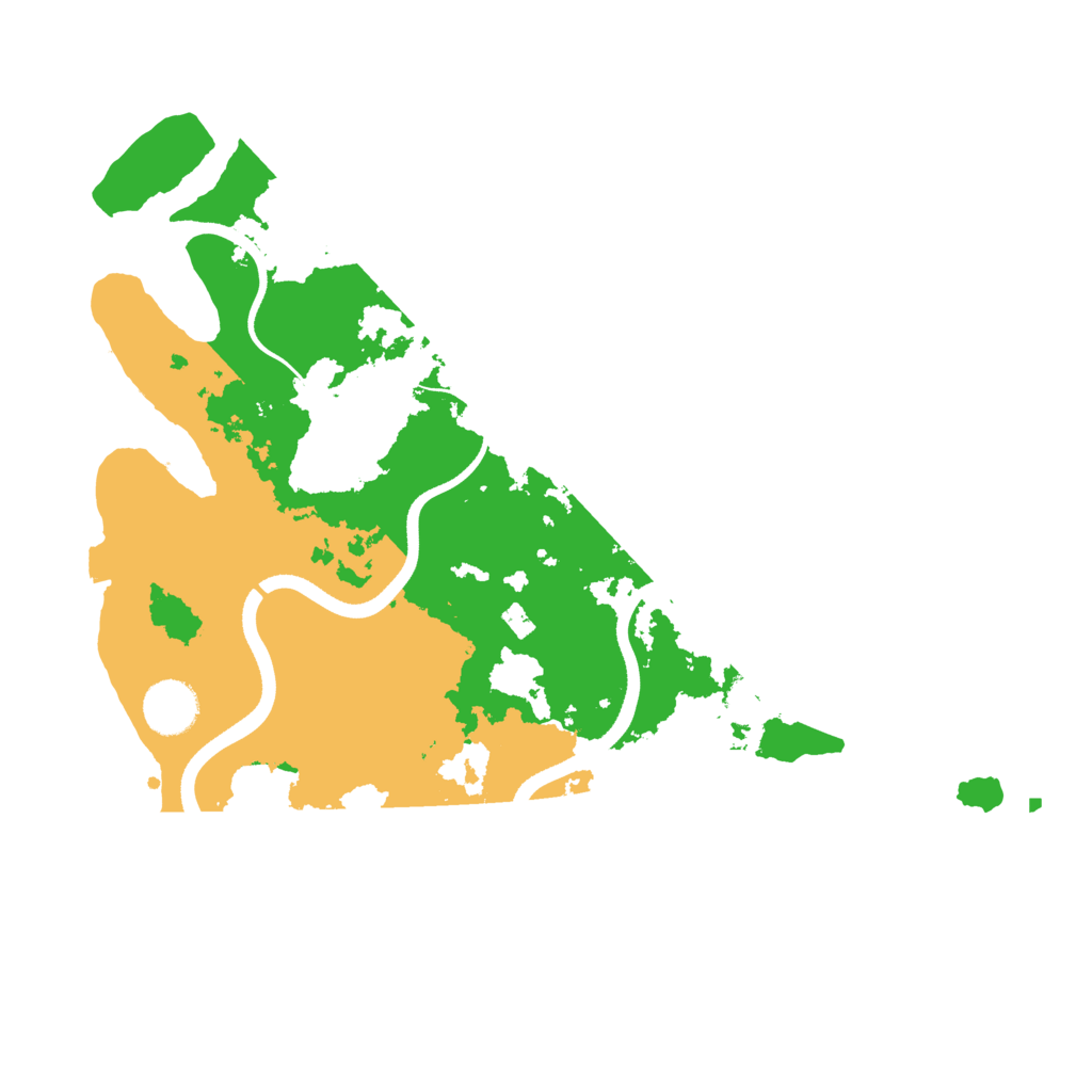 Biome Rust Map: Procedural Map, Size: 3500, Seed: 5826035