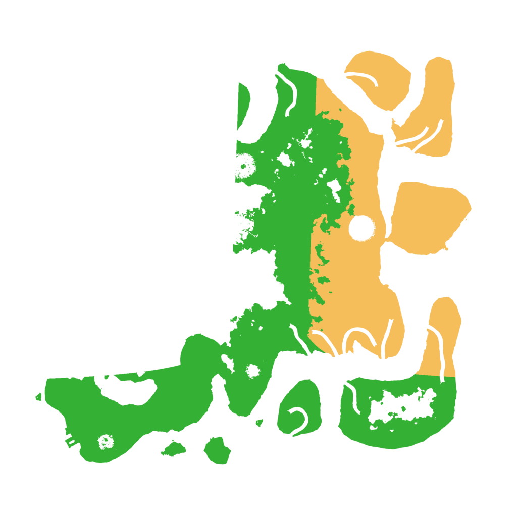 Biome Rust Map: Procedural Map, Size: 3500, Seed: 6231344