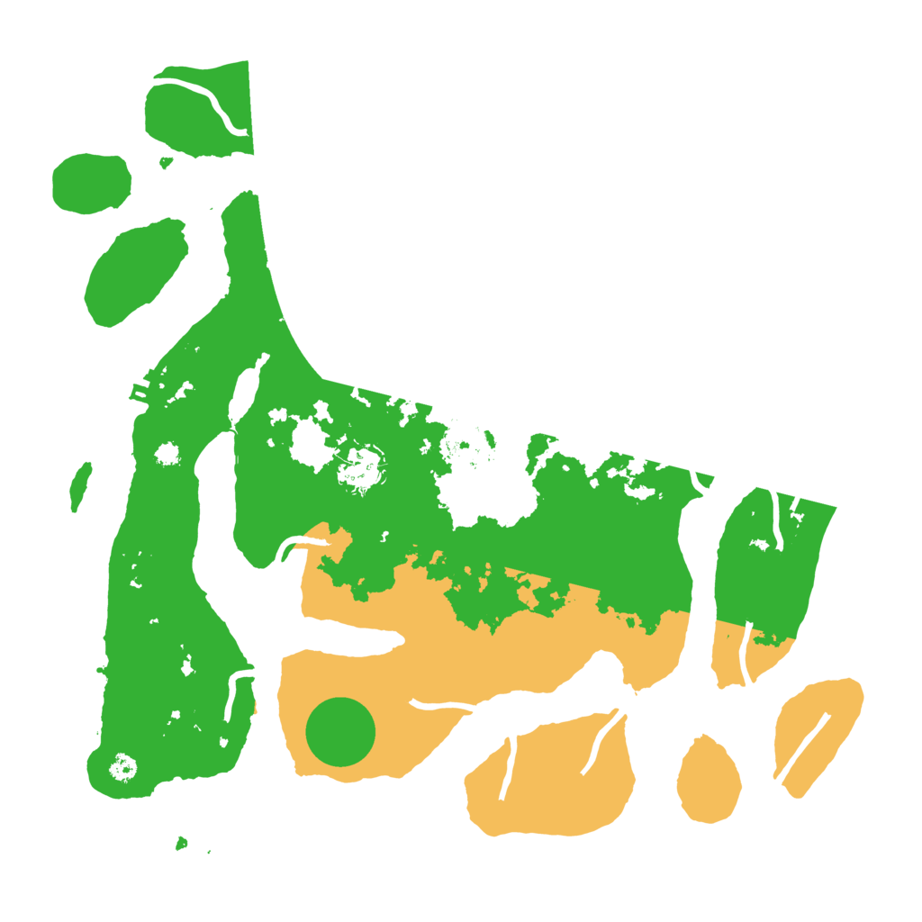 Biome Rust Map: Procedural Map, Size: 3500, Seed: 5329790