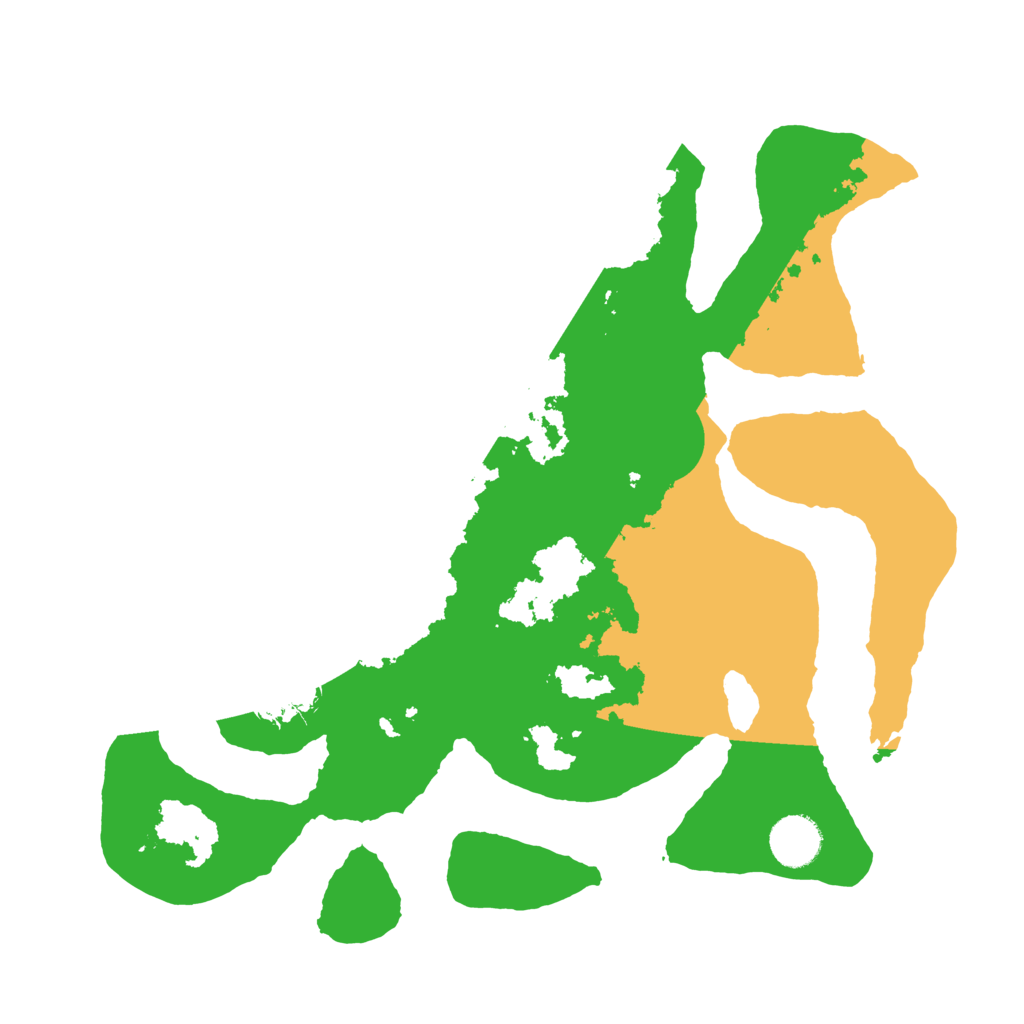 Biome Rust Map: Barren, Size: 3500, Seed: 2554661