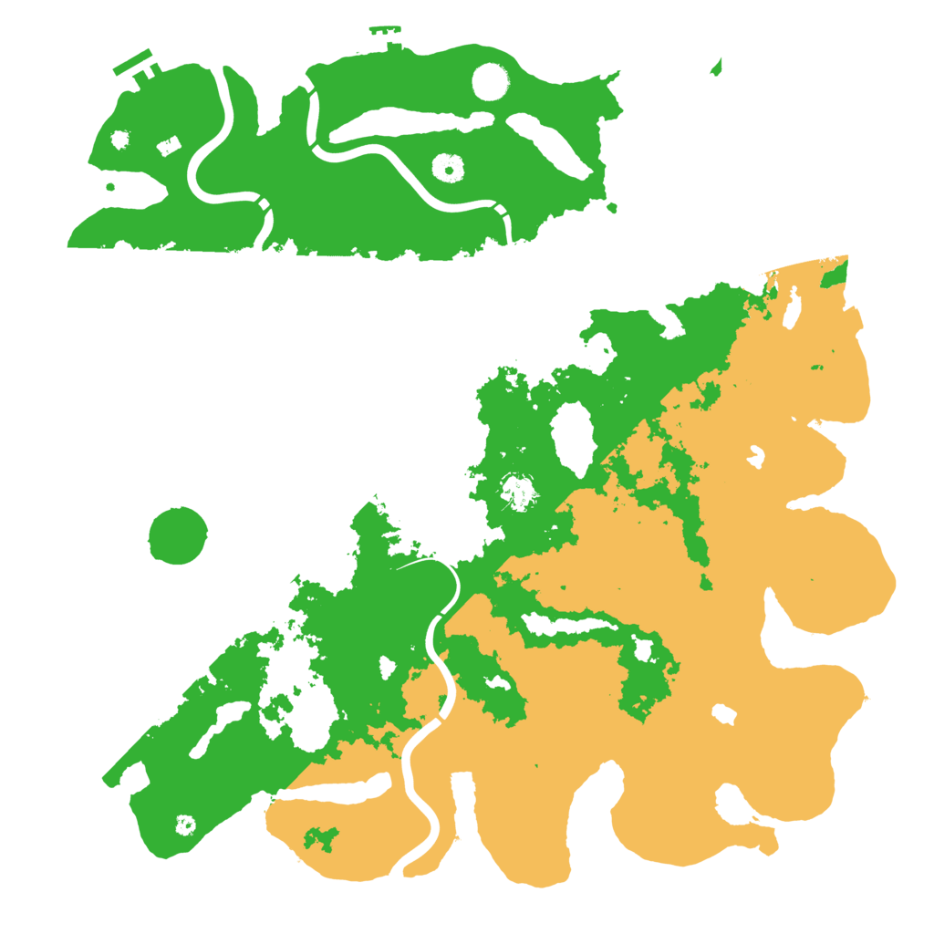 Biome Rust Map: Procedural Map, Size: 4500, Seed: 3221011