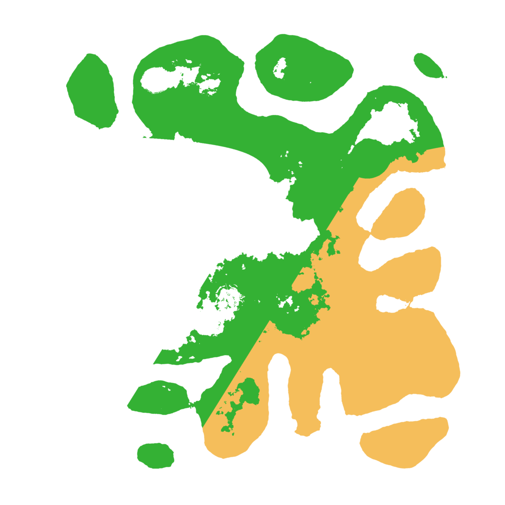 Biome Rust Map: Barren, Size: 3500, Seed: 3299546