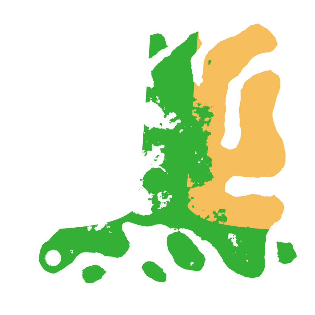 Biome Rust Map: Barren, Size: 3500, Seed: 604317