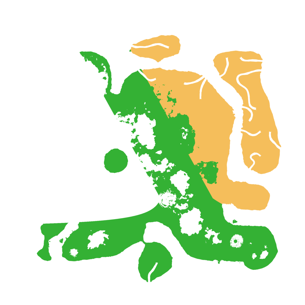 Biome Rust Map: Procedural Map, Size: 3500, Seed: 3546319