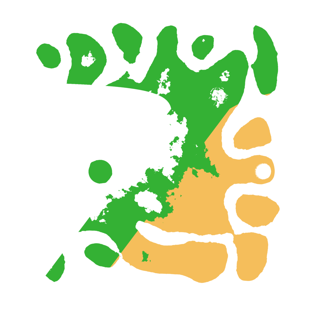 Biome Rust Map: Barren, Size: 3500, Seed: 2555107