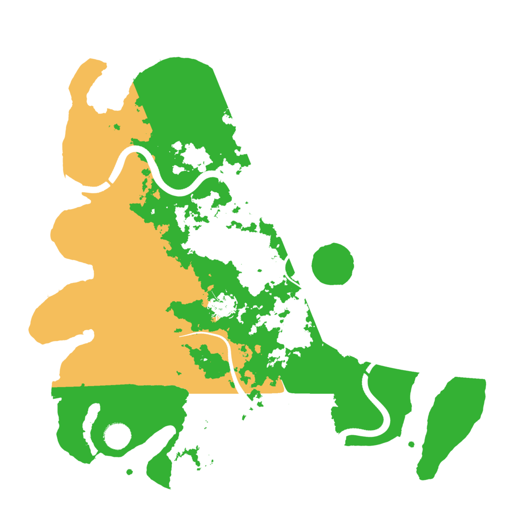 Biome Rust Map: Procedural Map, Size: 3500, Seed: 1810567346