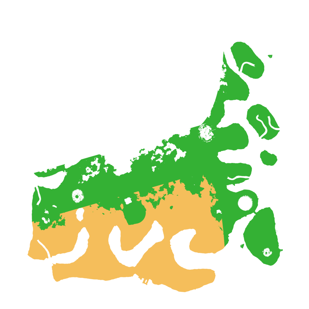 Biome Rust Map: Procedural Map, Size: 3750, Seed: 2743977