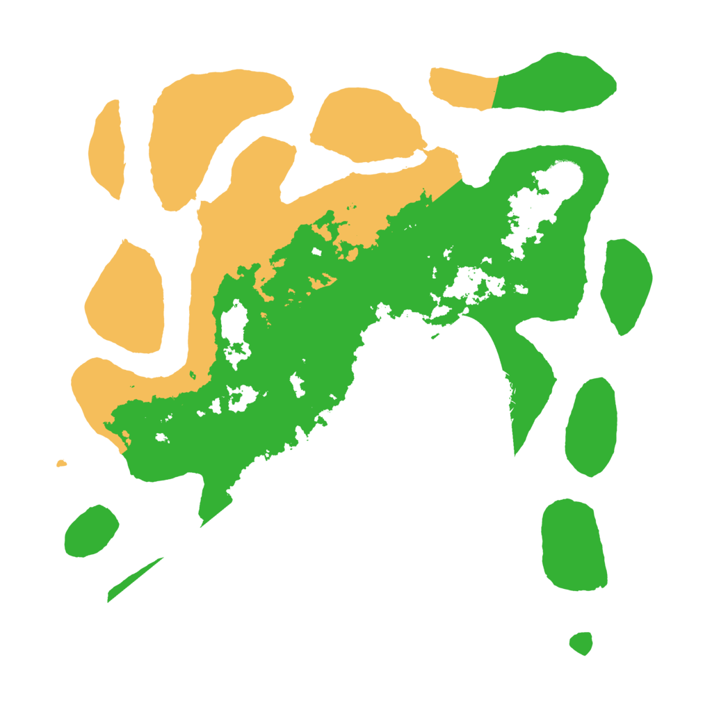 Biome Rust Map: Barren, Size: 3500, Seed: 5504966