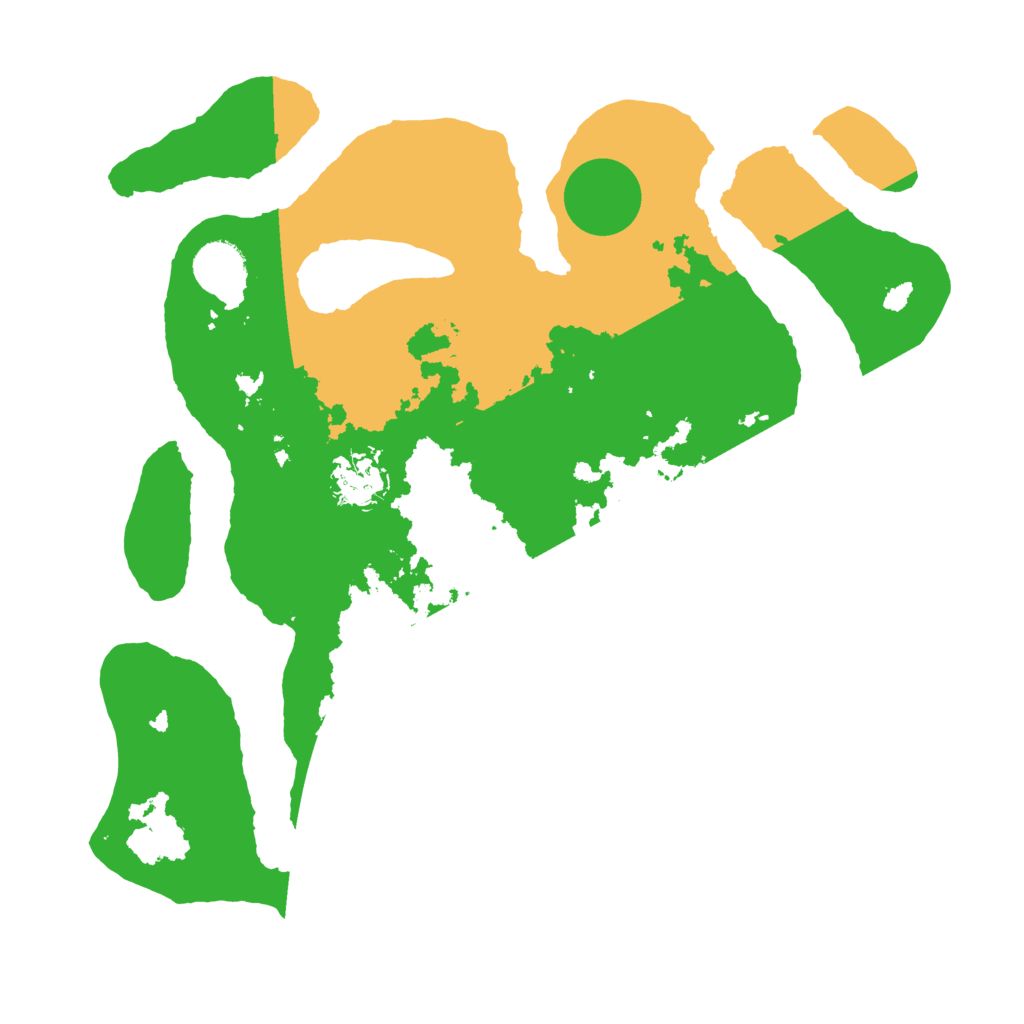 Biome Rust Map: Barren, Size: 3500, Seed: 1024573