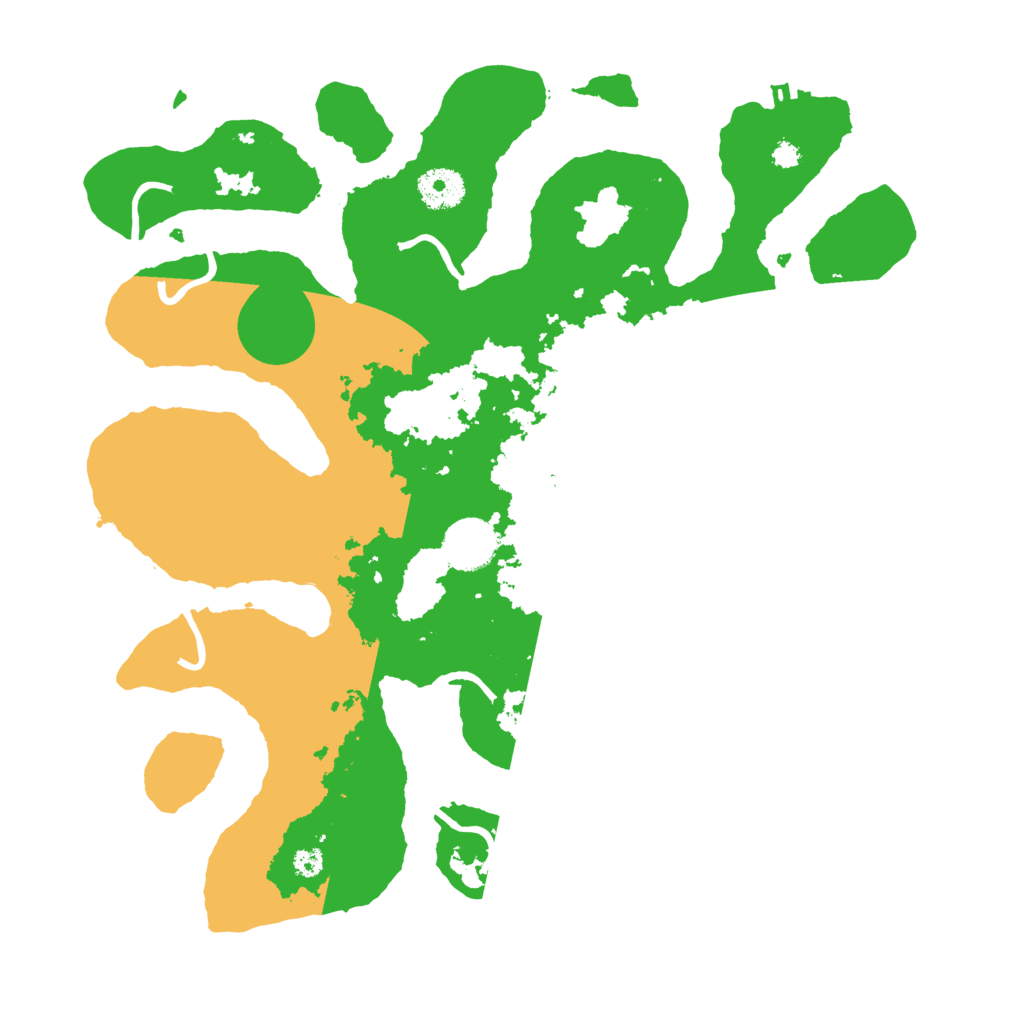 Biome Rust Map: Procedural Map, Size: 3500, Seed: 557395