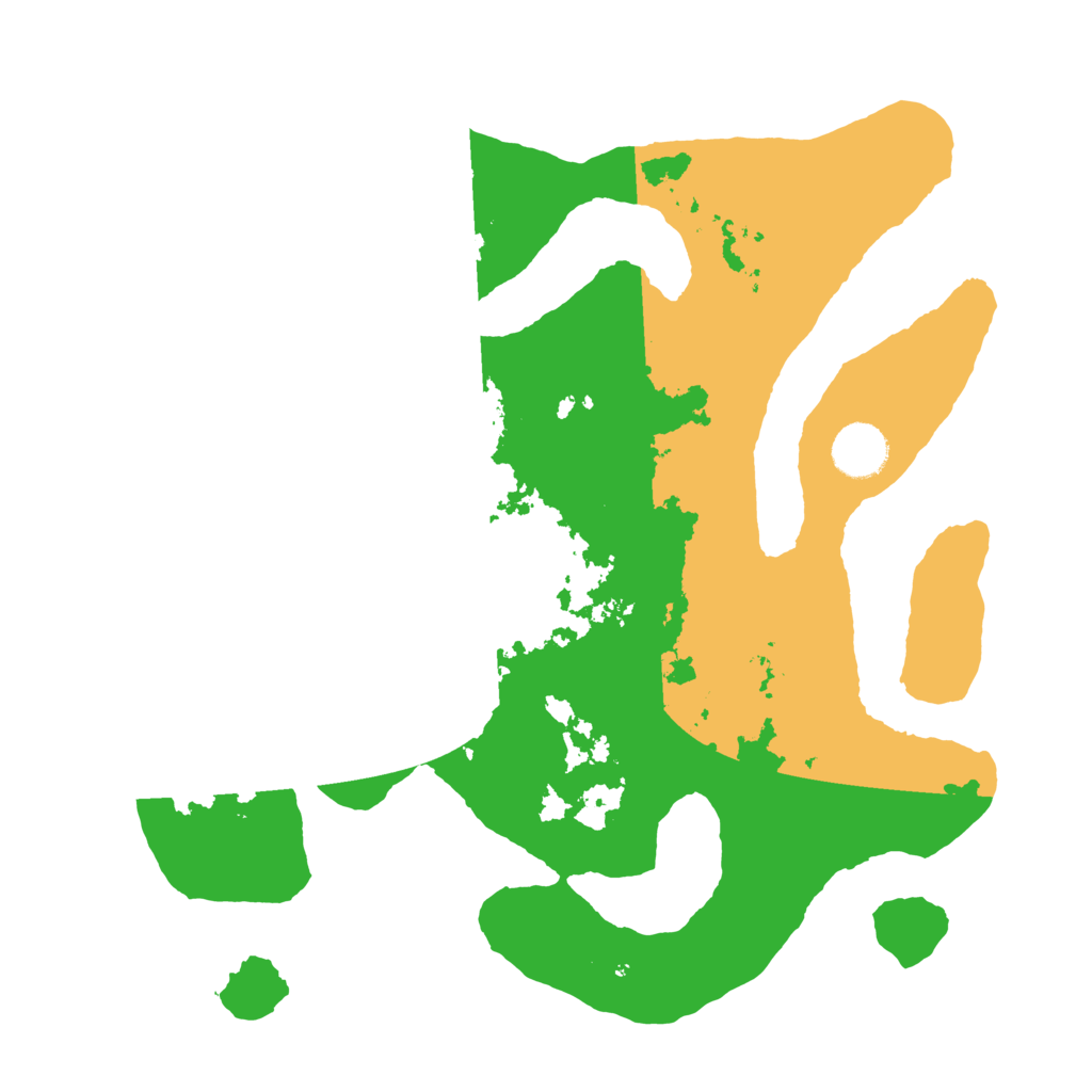 Biome Rust Map: Barren, Size: 3500, Seed: 3526858