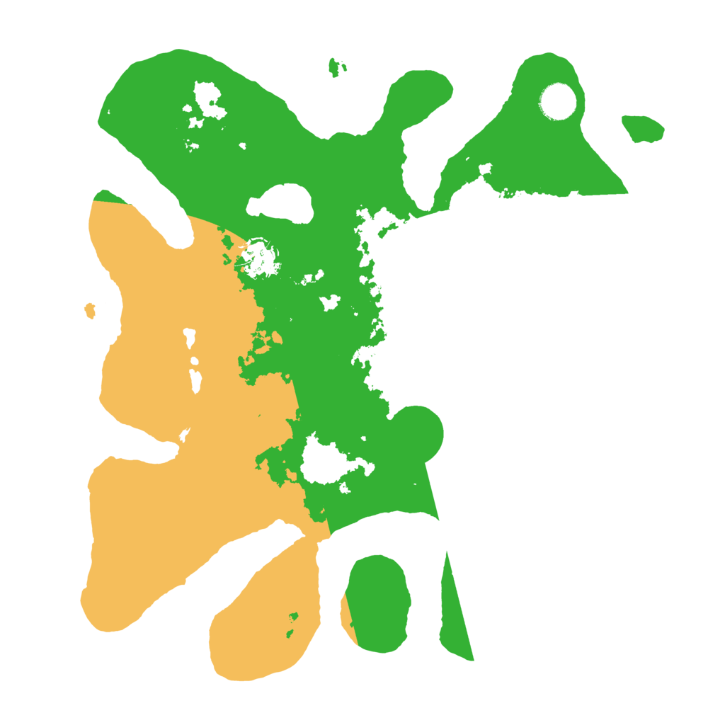 Biome Rust Map: Barren, Size: 3500, Seed: 3351954