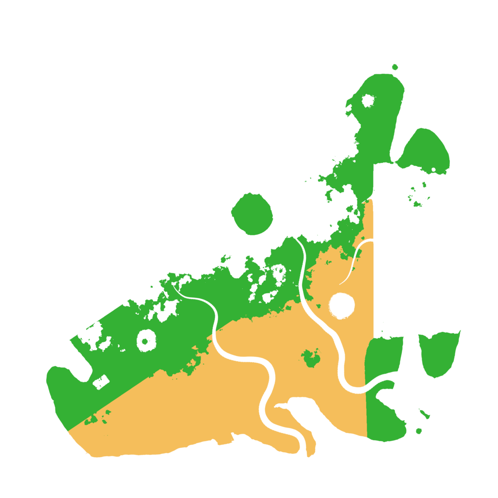 Biome Rust Map: Procedural Map, Size: 3500, Seed: 505019