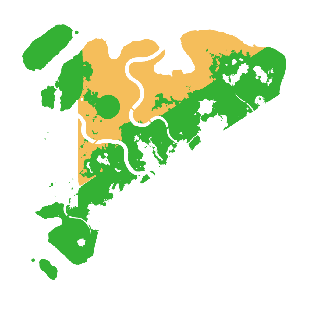 Biome Rust Map: Procedural Map, Size: 3500, Seed: 5515681