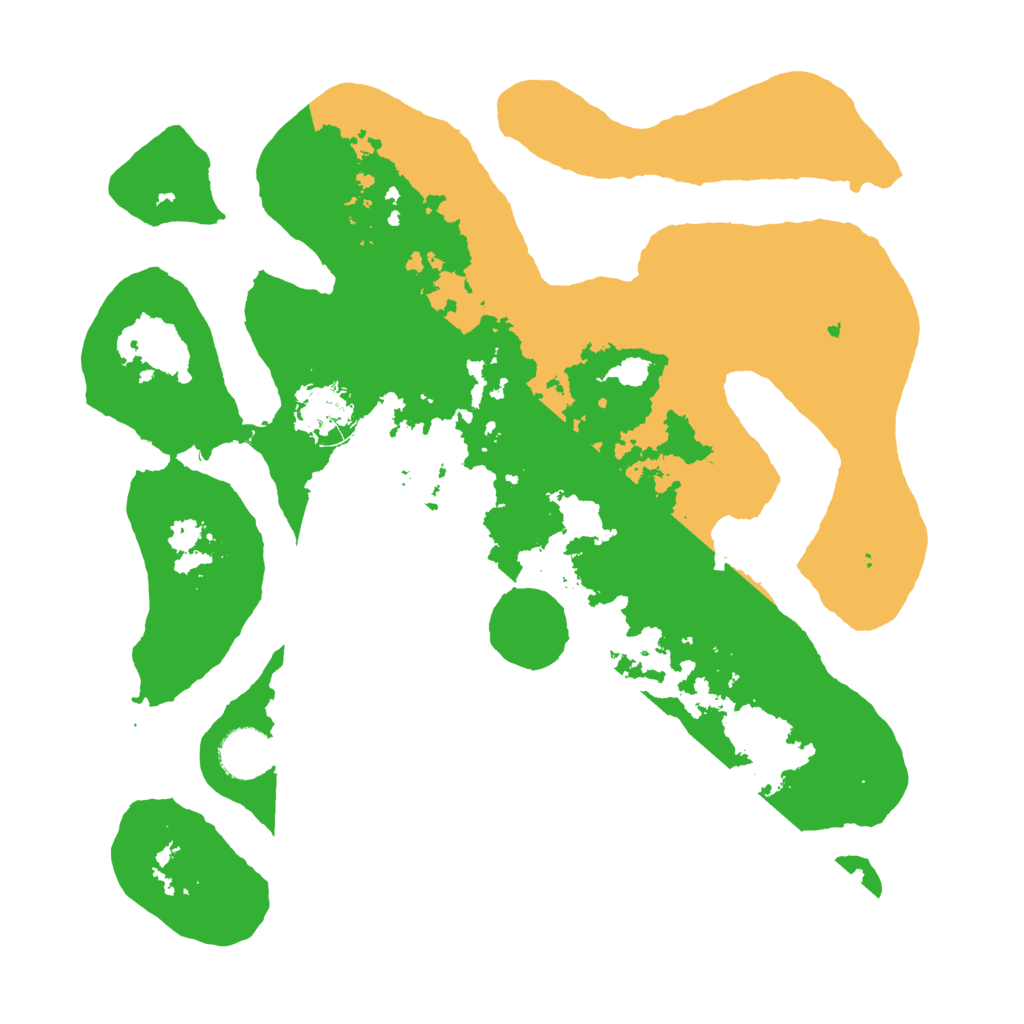 Biome Rust Map: Barren, Size: 3500, Seed: 857980