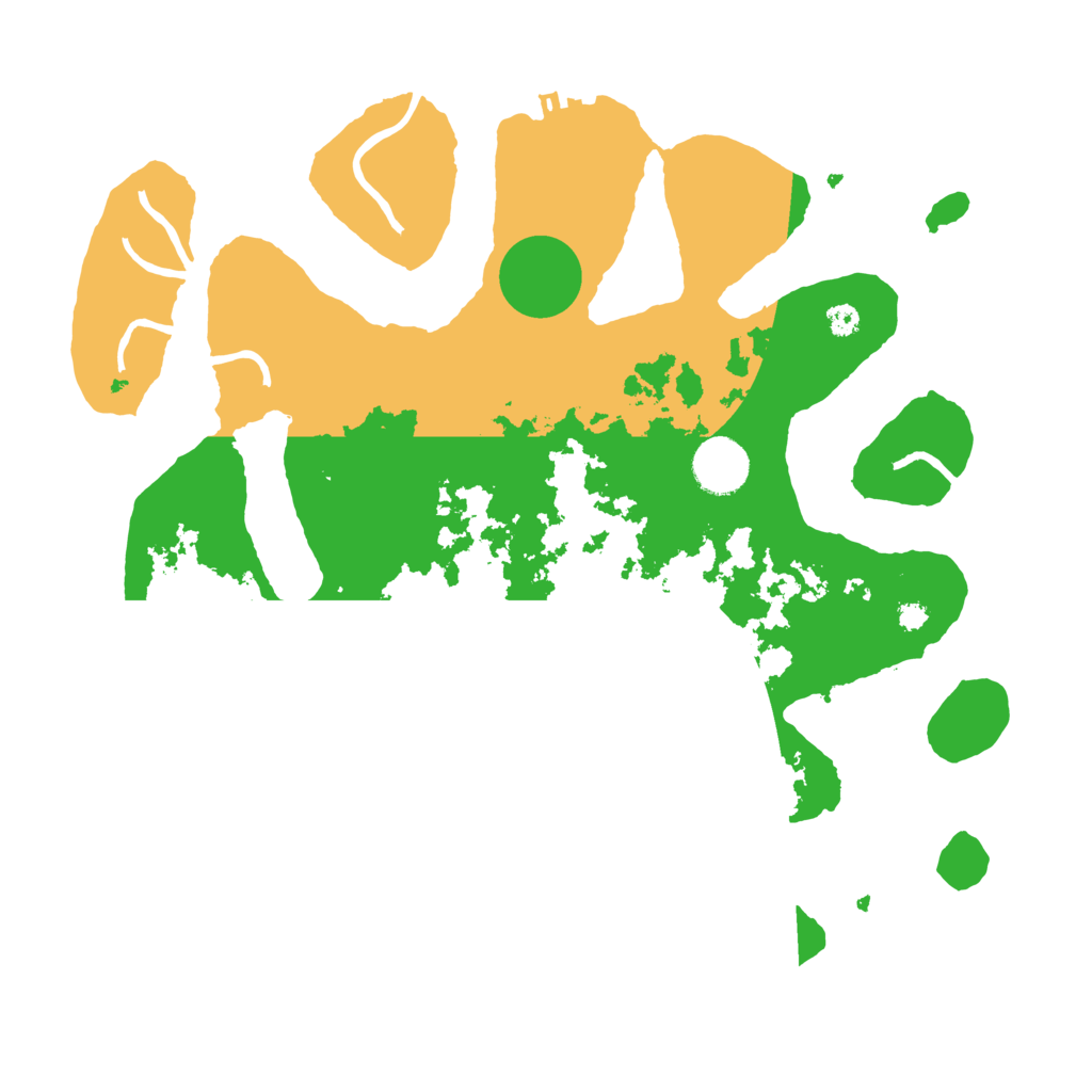 Biome Rust Map: Procedural Map, Size: 3500, Seed: 4602175