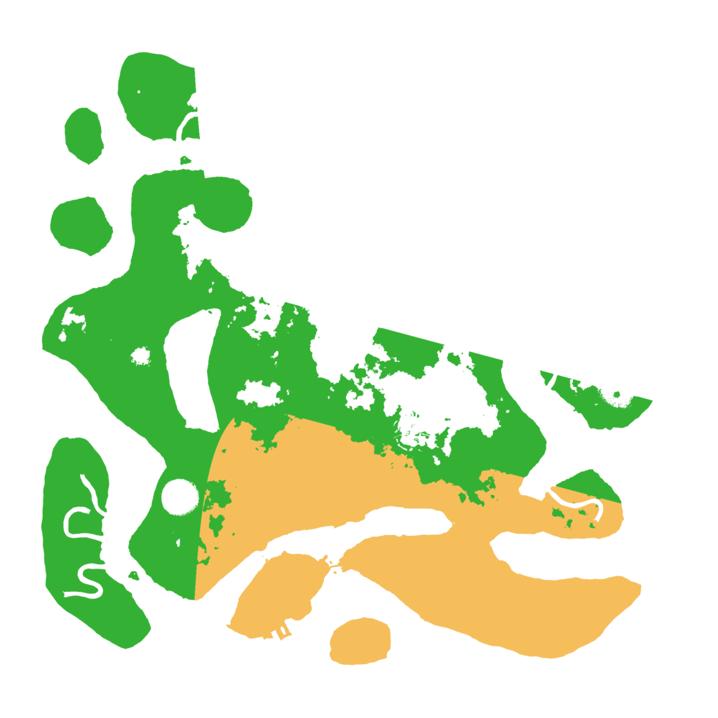 Biome Rust Map: Procedural Map, Size: 3500, Seed: 237388