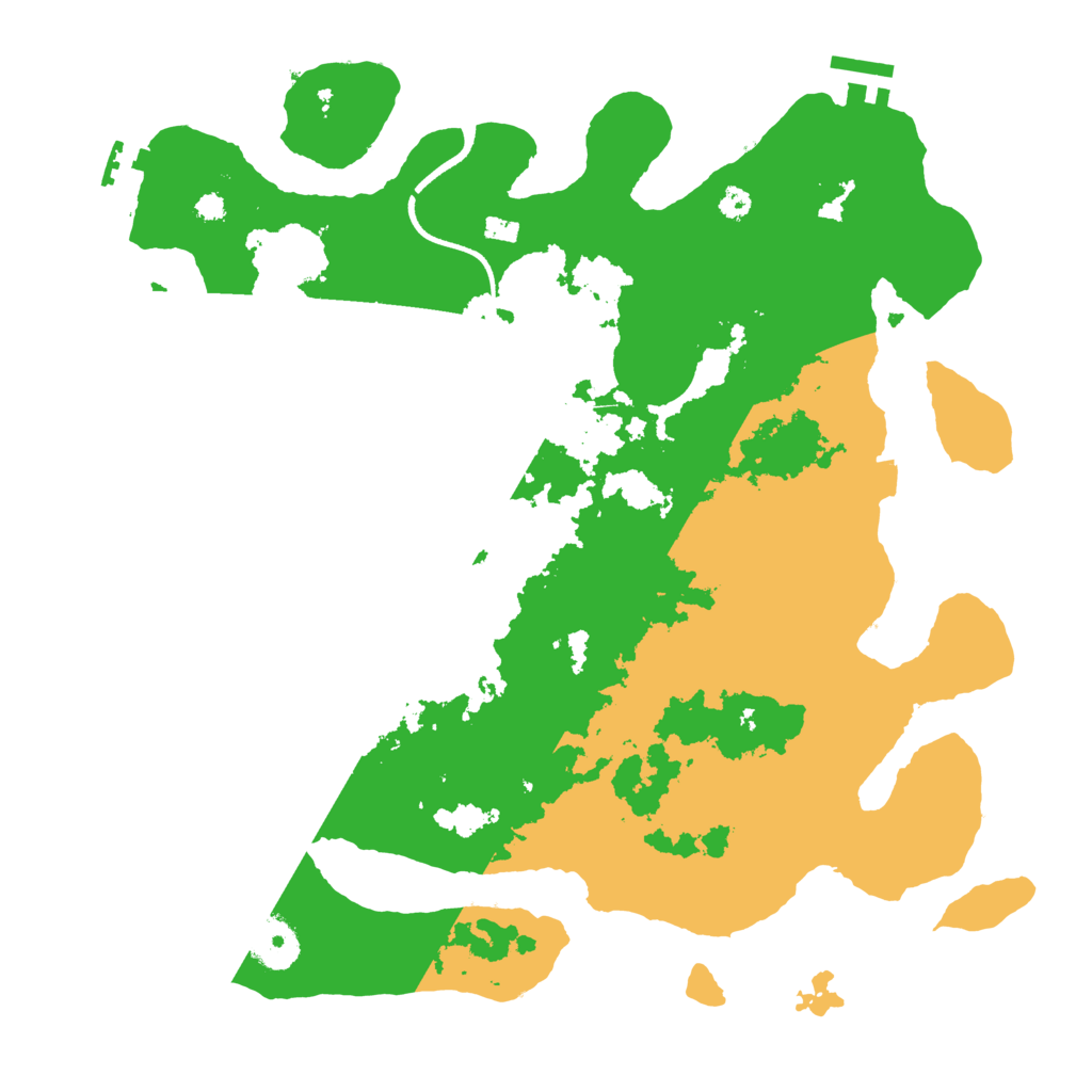 Biome Rust Map: Procedural Map, Size: 3500, Seed: 5589841