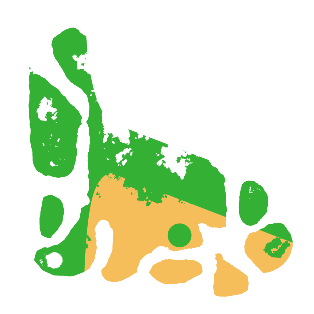 Biome Rust Map: Barren, Size: 3500, Seed: 4150798