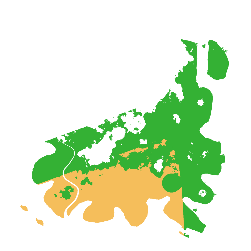 Biome Rust Map: Procedural Map, Size: 3500, Seed: 3588480