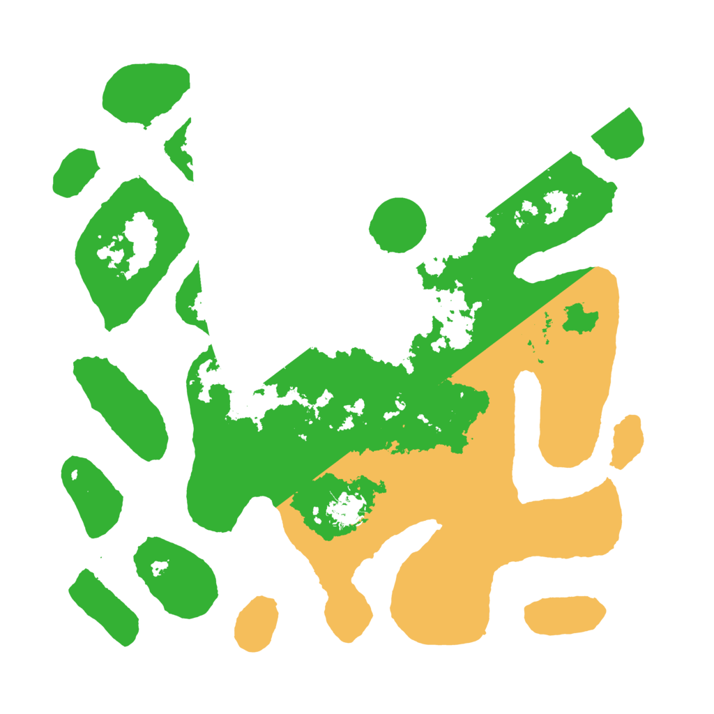 Biome Rust Map: Barren, Size: 3500, Seed: 3915101