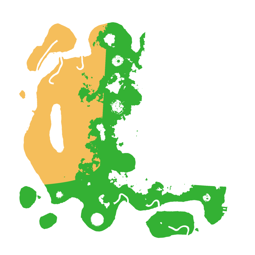 Biome Rust Map: Procedural Map, Size: 3500, Seed: 141630