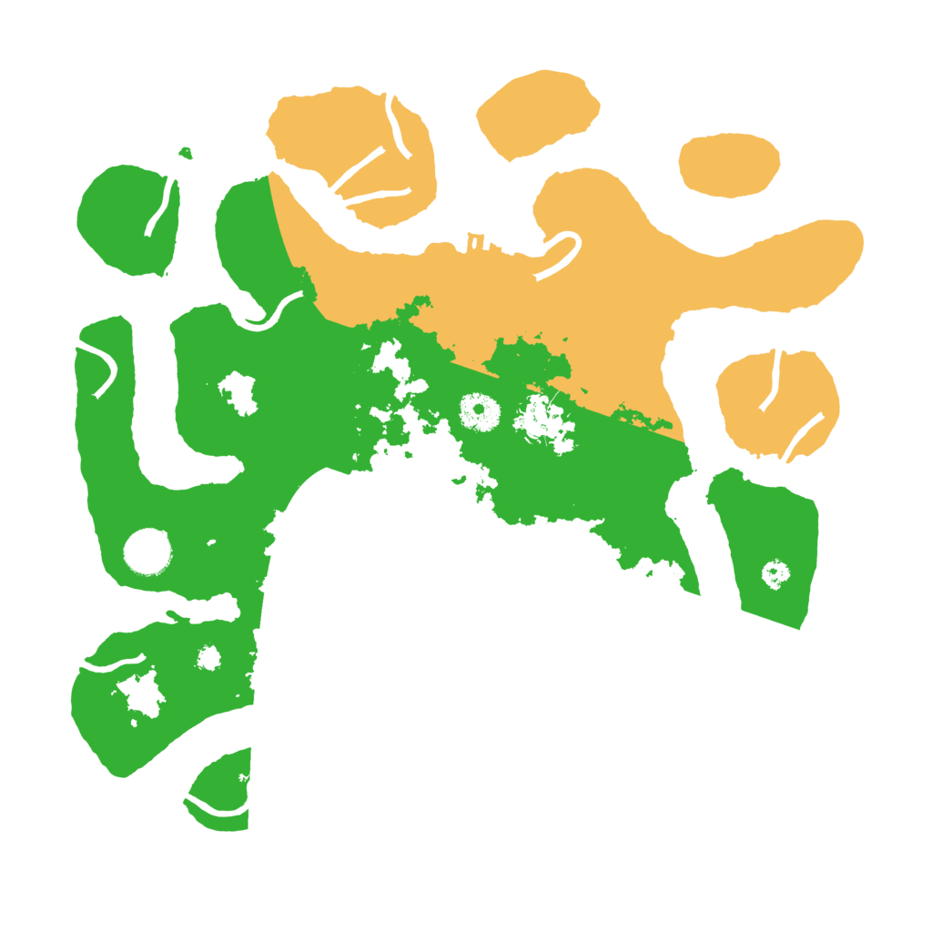 Biome Rust Map: Procedural Map, Size: 3500, Seed: 4794433