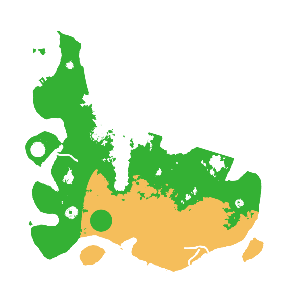 Biome Rust Map: Procedural Map, Size: 3530, Seed: 13825