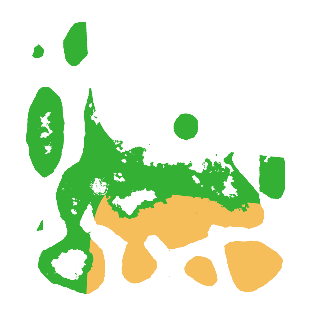 Biome Rust Map: Barren, Size: 3500, Seed: 5806910