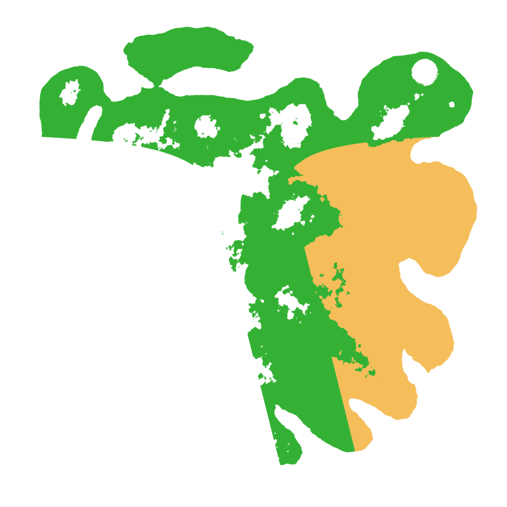 Biome Rust Map: Barren, Size: 3500, Seed: 6261054