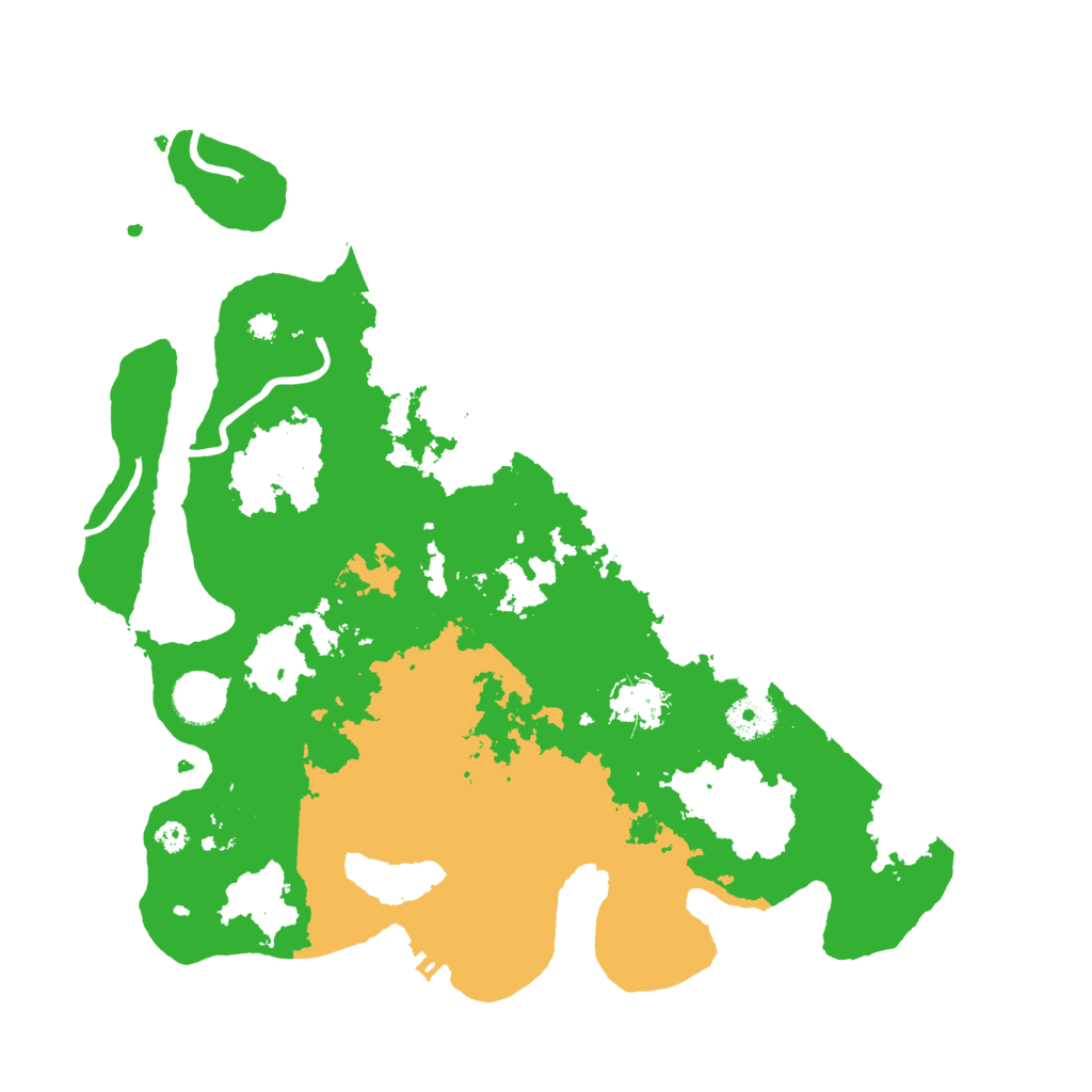 Biome Rust Map: Procedural Map, Size: 3600, Seed: 333