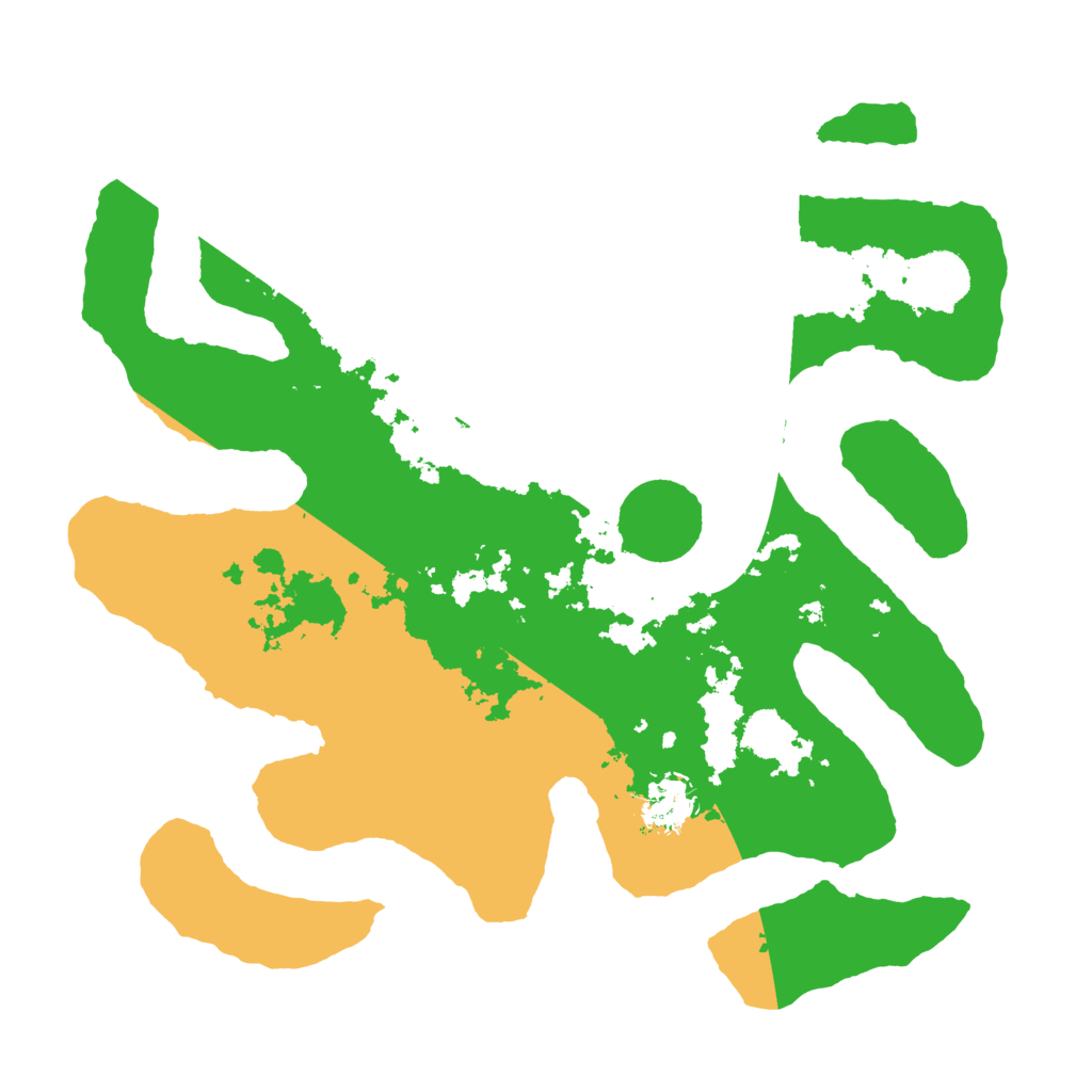 Biome Rust Map: Barren, Size: 3500, Seed: 4771678