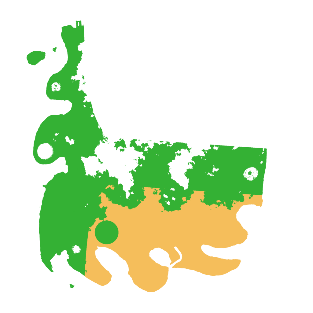 Biome Rust Map: Procedural Map, Size: 3500, Seed: 246284
